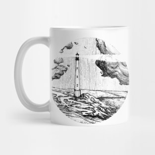 Lighthouse at the seaside Mug